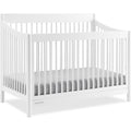 Delta Children Brooks 6-in-1 Convertible Crib Greenguard Gold Certified, Bianca White