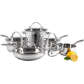 Starfrit Essentials 10 Piece Stainless Steel Cookware Set