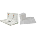 ECR4Kids ELR-18004 Wall-Mounted Baby Changing Station, Fold-Down Diaper Change Table &amp; ELR-003 2-Ply Tissue and Poly Disposable Sanitary Liner for Baby Changing Stations, 18" x 13", 500-Pack White