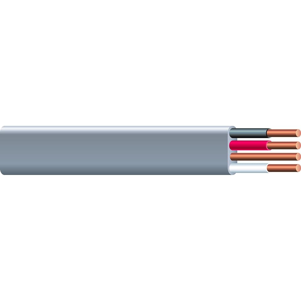 Woods 13059123 Romex SIMpull 10/3Uf-W/Gx100 Type Uf-B Building Wire; 10/3; 100 Ft; PVC; Feet; Gray