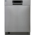 Kenmore 24" Built-in Stainless Steel Tub Dishwasher EasyFlex 3rd, SmartWash, UltraWash Plus, TurboDry, and Adjustable Rack, Energy Star Certified, Fingerprint Resistant