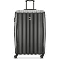 | DELSEY PARIS Helium Aero Hardside Expandable Luggage with Spinner Wheels, Brushed Charcoal, Checked-Large 28 Inch | Suitcases