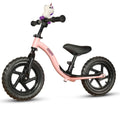 KRIDDO Toddler Balance Bike 2 Year Old, Age 24 Months to 5 Years Old, Early Learning Interactive Push Bicycle with Steady Balancing, Gift Bike for 2-5 Boys Girls, Pink