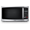 TOSHIBA ML-EM09PA(SS) Small Microwave Oven with 6 Auto Menus, Mute Function &amp; Child Lock, LED Lighting, Perfect for Apartments &amp; Dorms, 0.9 Cu Ft, 10.6 Inch Removable Turntable, 900W, Stainless Steel