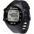 TecTecTec ULT-G Stylish, Lightweight and Multi-Functional Golf GPS Watch, Durable Wrist Band with LCD Display, Worldwide Preloaded Courses Black