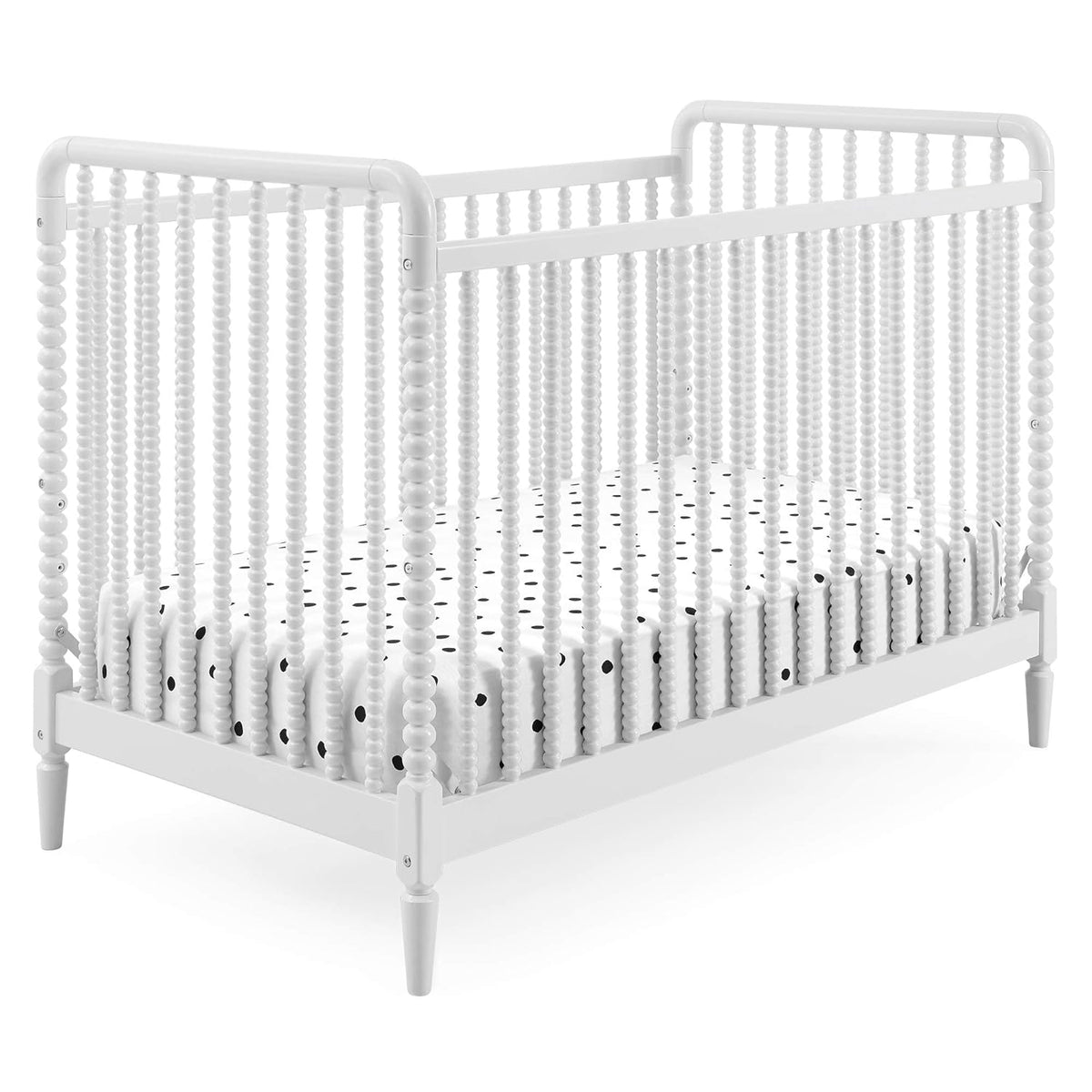 Delta Children Saint 4-in-1 Convertible Crib Greenguard Gold Certified, Bianca White
