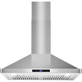 COSMO COS-63175S 30 in. Vista Collection 380 CFM Ducted Wall Mount Range Hood, Touch Controls, LED Lights, Stainless Steel