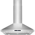 COSMO COS-63ISS75 30 in. Lumin Collection 380 CFM Ducted Island Range Hood, Soft Touch Controls, LED Lights, Stainless Steel
