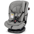Peg Perego Primo Viaggio All-in-One Convertible Car Seat – Newborn to 10+ Years – 5-120 lbs – Height Adjustable &amp; Slim, 100% FR-Free, Made in Italy, Mercury (Grey)