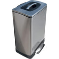 Household Essentials Trash Krusher Manual Trash Compactor, 40 L, Stainless Steel