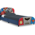 Delta Children Upholstered Twin Bed DC Comics Justice League