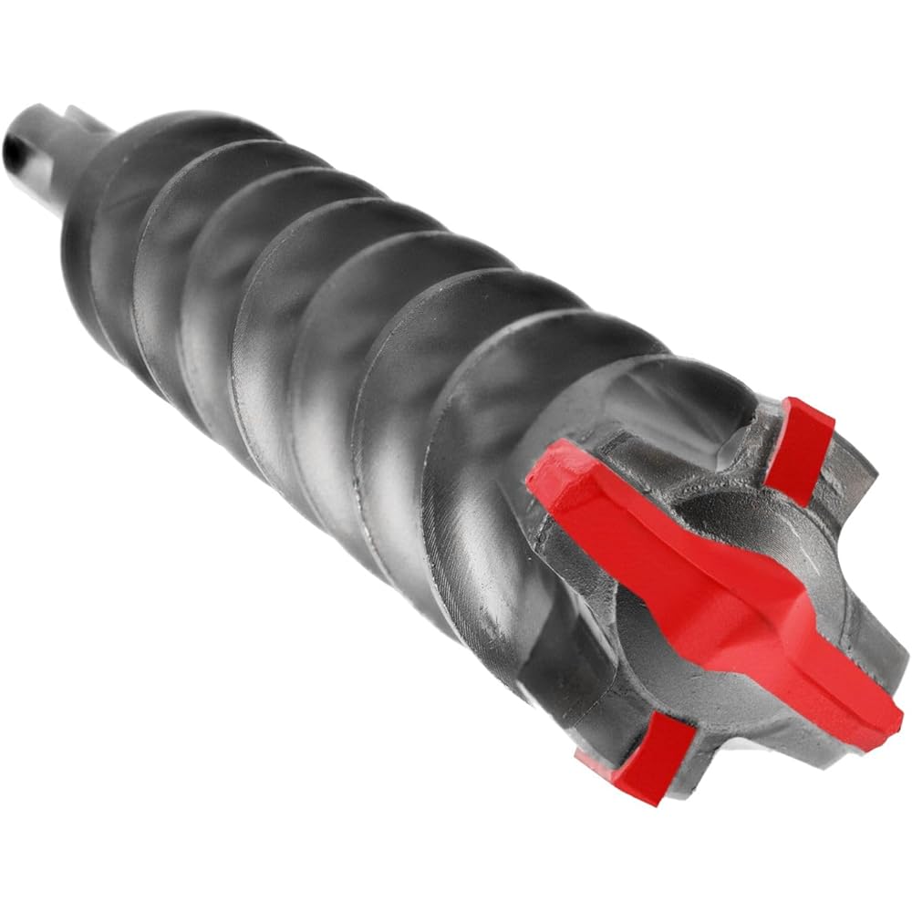 Diablo Rebar Demon SDS-Max 4-Cutter Carbide-Tipped Hammer Drill Bit 1-1/2" Diameter, 36" Length, 31" Working Length DMAMX1380