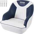 VEVOR Captain Bucket Seat, 1-Pack Boat Captain Chair with Thickened Sponge Padding &amp; Curved Armrest, Pontoon Boat Seat for Fishing Boat, Sightseeing Boat, Speedboat, Canoe