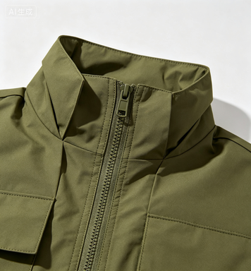 Classic Six-Marlene Convertible Jacket in Army Green
